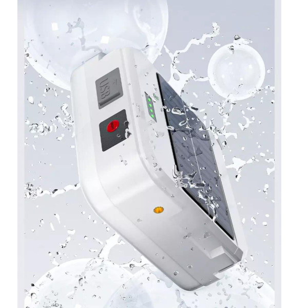 Фонарь кемпинг DP-K7-100, 3х18650, солн. панель, power bank, ЗУ Type-C, крюк