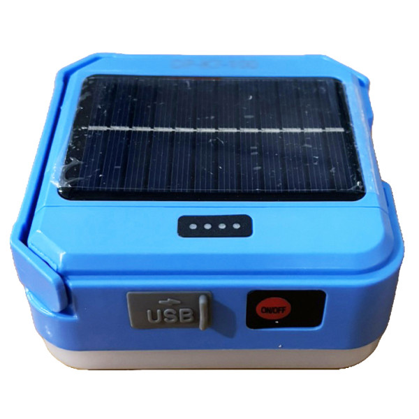 Фонарь кемпинг DP-K7-100, 3х18650, солн. панель, power bank, ЗУ Type-C, крюк
