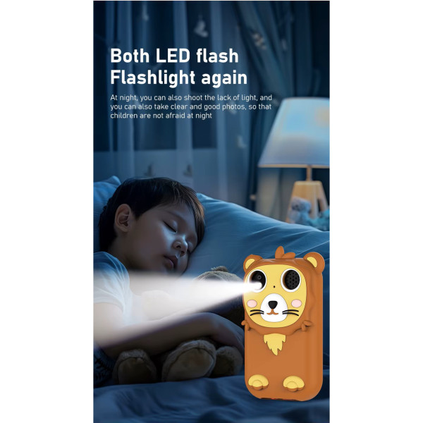 Дитячий фотоапарат сенсорний екран Brown Q13