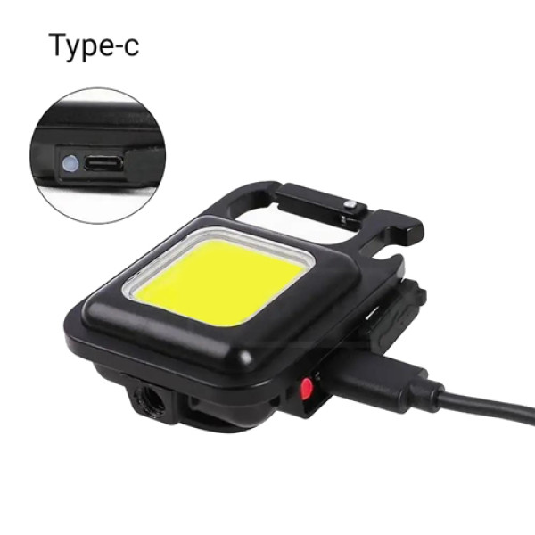 Ліхтар MULTIFUNCTIONAL BL-J031-COB metal, Li-Ion акумулятор, магніт, карабін, відкривалка, ЗУ Type-C