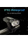 Велоліхтар алюмінієвий індикація заряду водонепроникний акумулятор ЗУ microUSB BK-08/01-Pro-2XPE