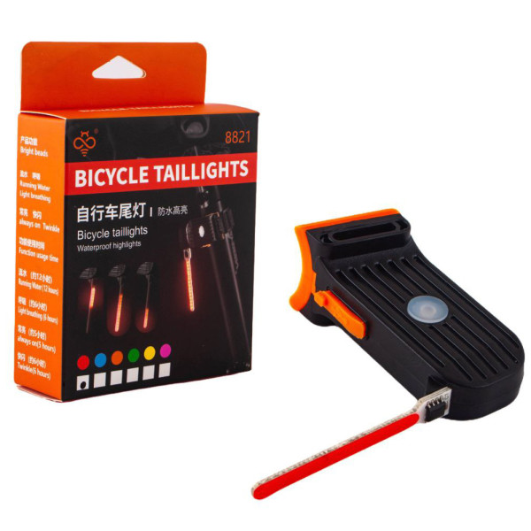 Велоліхтар Li-Ion акумулятор ЗУ microUSB 8821-LED