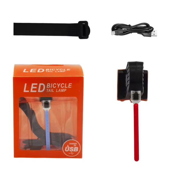 Велоліхтар Li-Ion акумулятор ЗУ microUSB 8821-LED