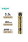 Триммер VGR V-097 GOLD, 3 насадки, LED display