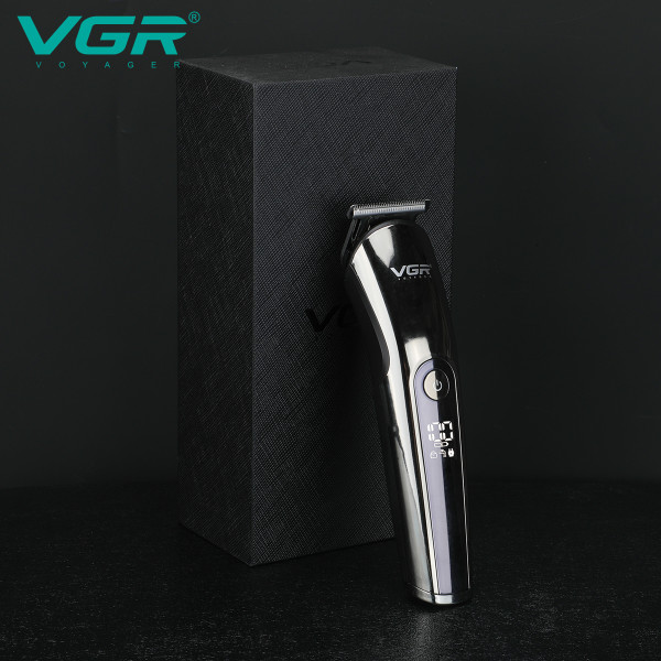 Набір для стриження VGR 11 в 1 V-107, 10 насадок, LED display