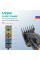 Машинка для стрижки акумуляторна 8 насадок 7000 RPM 2600 mAh LED дисплей VGR V-027