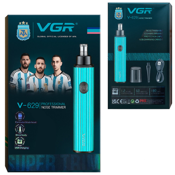 Триммер для носа VGR V-629 BLUE