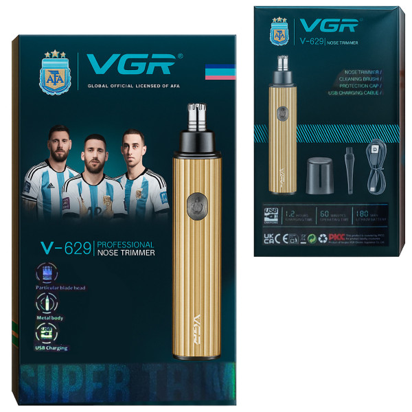 Триммер для носа VGR V-629 GOLD