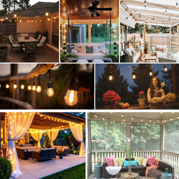 Гірлянда працює від мережі 9.5м 25 LED ламп