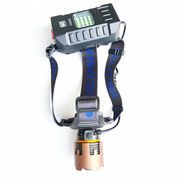 Ліхтар 3x18650 Type-C потужний zoom Box A50-TG