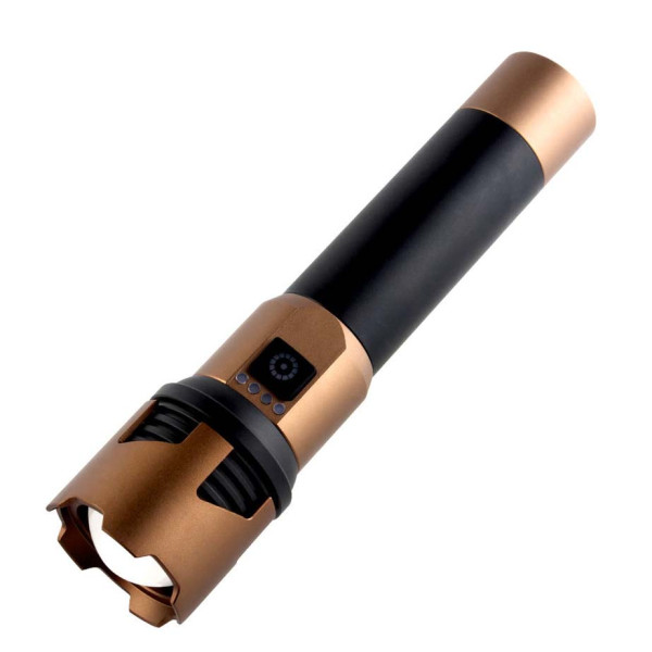 Ліхтар 1x26800 Power Bank Type-C потужний zoom Box A69-GT