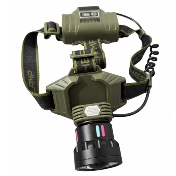 Ліхтар 2x18650 ЗУ Type-C IPX4 zoom Box 8098-TG