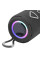 Bluetooth колонка радіо speakerphone RGB підсвічування чорне TG656