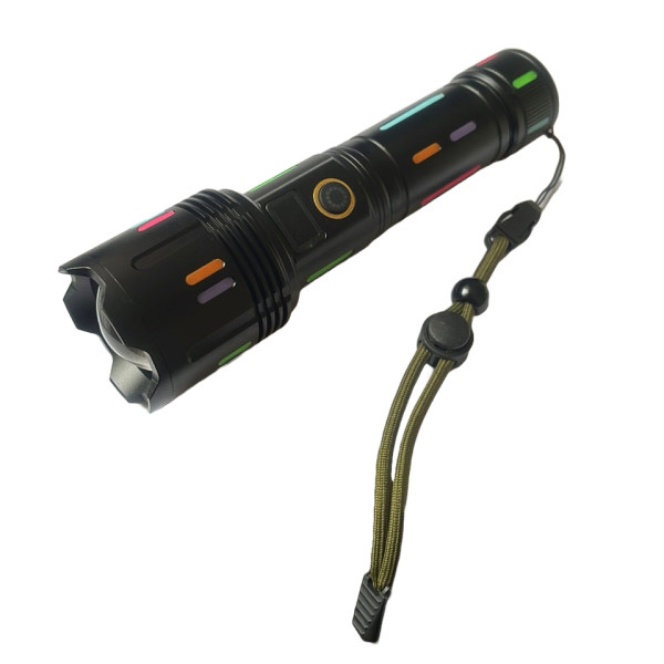 Ліхтар NIGHT VISION FLUORESCENCE G25 WHITE LASER LED PM30-TG, 1х26650/3xAAA, Power Bank, ЗУ Type-C, Zoom, Box