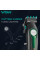 Машинка для стрижки акумуляторна 8 насадок 6500 RPM 2000 mAh LED дисплей синя VGR V-013