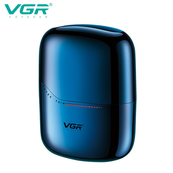 Электробритва VGR V-364 BLUE шейвер, двойное лезвие, IPX7