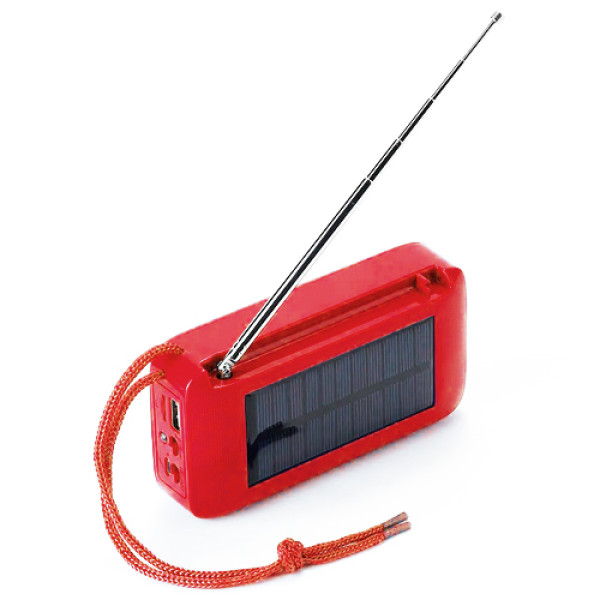 Bluetooth колонка сонячна батарея радіо speakerphone червона TG368