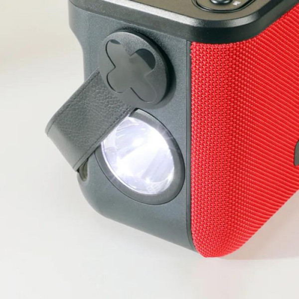 Bluetooth колонка 2 мікрофона ліхтар радіо speakerphone червона TG545DK