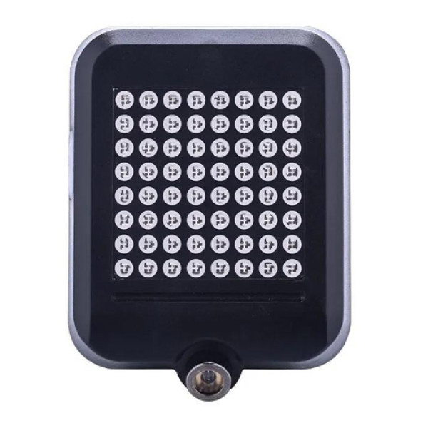 Велоліхтар з автоматичним покажчиком поворотів червоний жовтий лазер водонепроникний ЗУ microUSB Li-Ion акумулятор AQY-0100