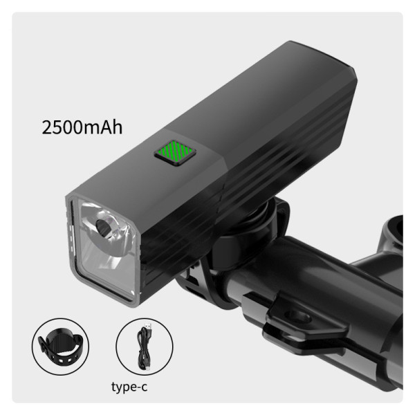 Велоліхтар індикація заряду водонепроникний Li-Ion акумулятор ЗУ Type-C BL-2024-4-XPG