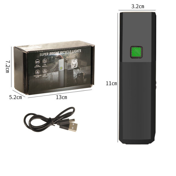 Велоліхтар індикація заряду водонепроникний Li-Ion акумулятор ЗУ Type-C BL-2024-4-XPG