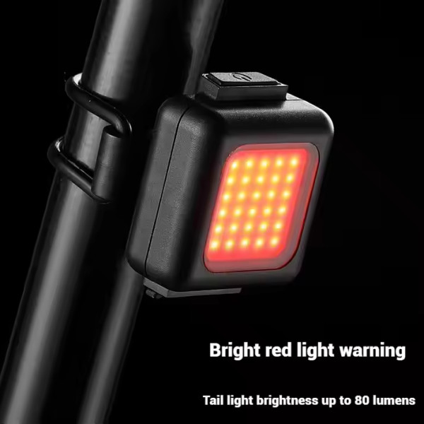 Велокомплект ліхтар + STOP водонепроникний Li-Ion акумулятор ЗУ Type-C FT-3028-COB