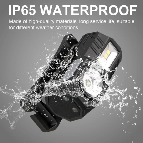 Ліхтар Li-Ion акум Type-C датчик руху магніт кліпсу T131-XPE+3SMD