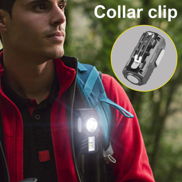 Ліхтар Li-Ion акум Type-C датчик руху магніт кліпсу T131-XPE+3SMD