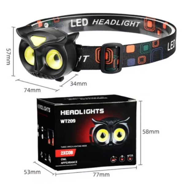 Ліхтар 3xAAA 2COB на батарейках PLD-WT209-2COB COBA