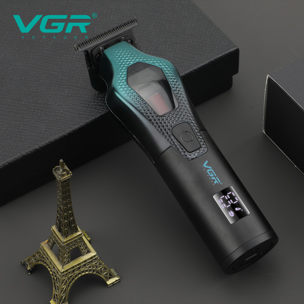 Тример акумуляторний 3 насадки LED дисплей VECTOR MOTOR 8000-11000 RPM VGR V-997