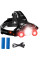 Ліхтар 2x18650 Type-C signal light red Box Police 3000-T6+2XPE