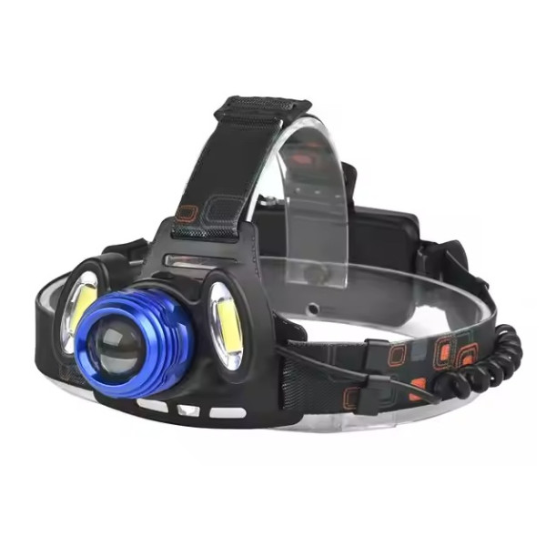 Ліхтар 2x18650 red COB zoom ЗУ microUSB Box Police 2117-T6+2COB