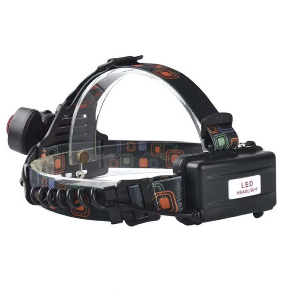 Ліхтар 2x18650 red COB zoom ЗУ microUSB Box Police 2117-T6+2COB