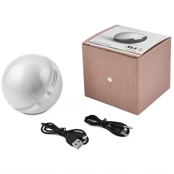 Bluetooth-колонка HAPPY MUSIC BOLL M8, speakerphone, куля перламутрова