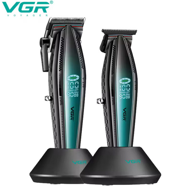 Комплект для стрижки 2 в 1 машинка та триммер VGR V-270&V-992 Green