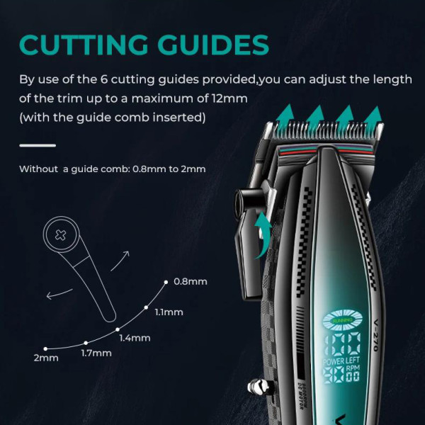 Комплект для стрижки 2 в 1 машинка та триммер VGR V-270&V-992 Green