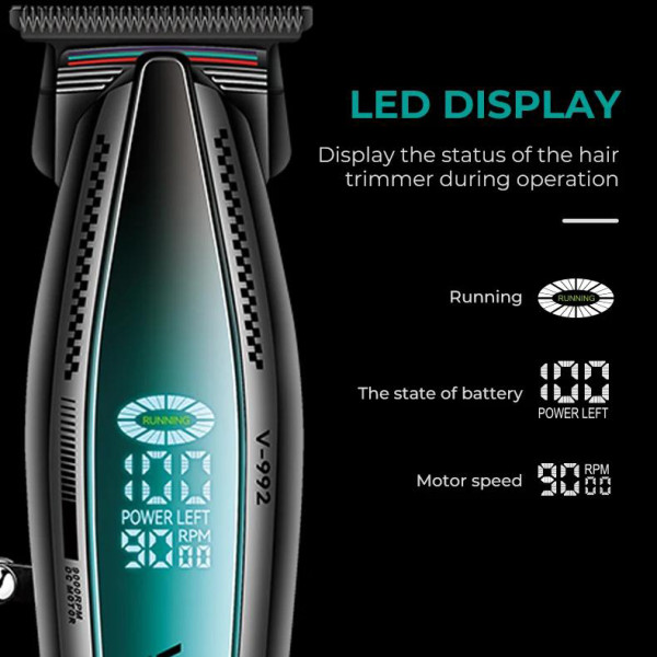 Комплект для стрижки 2 в 1 машинка та триммер VGR V-270&V-992 Green