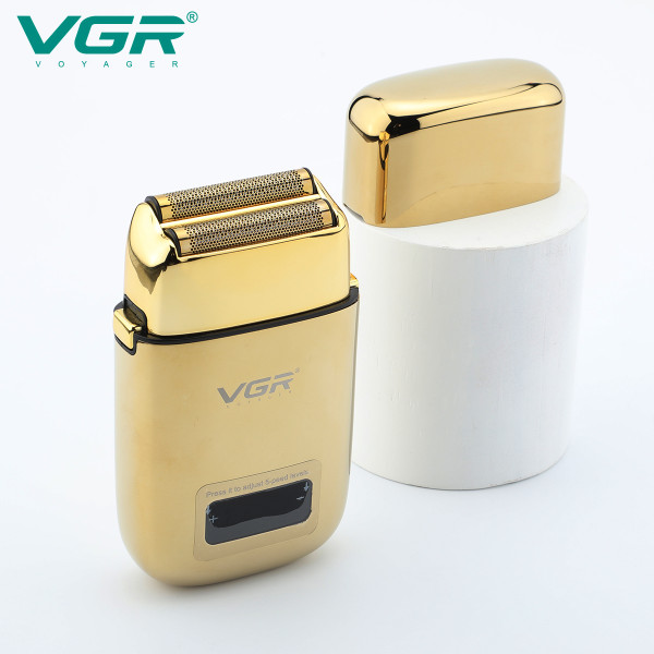 Електробритва шейвер додаткова вологостійка насадка LED дисплей Gold VGR V-338