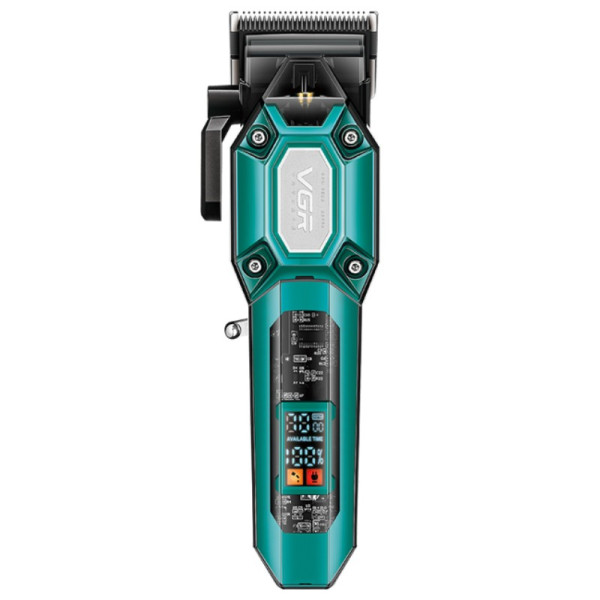 Машинка для стрижки акумуляторна 4 насадки LED дисплей VGR V-647
