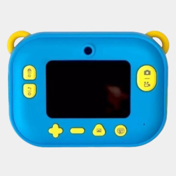 Фотоапарат дитячий миттєвого друку YT008, BLIUE DINOSAUR із підтримкою microSD card, 3Y+