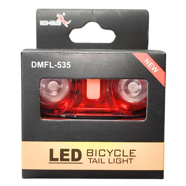 Стоп ліхтар 8 режимів Li-Ion акумулятор ЗУ Type-C DMFL-535-2LED STOP