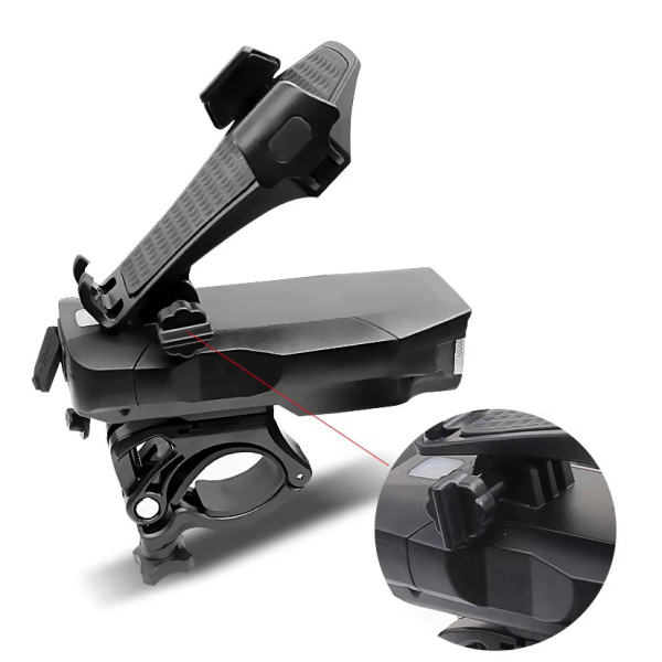 Фара ліхтар із сигналом та тримачем телефону 5 режимів BG-1951-HJ-068