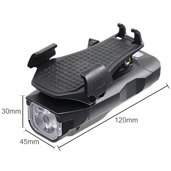 Фара ліхтар із сигналом та тримачем телефону 5 режимів BG-1951-HJ-068