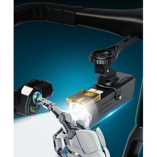 Велофара потужна 800LM Li-Ion акумулятор ЗУ Type-C індикація заряду Q03L