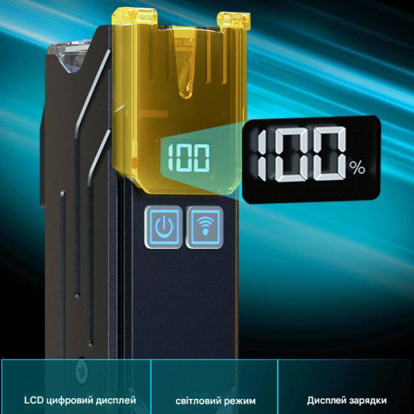 Велофара потужна 800LM Li-Ion акумулятор ЗУ Type-C індикація заряду Q03L