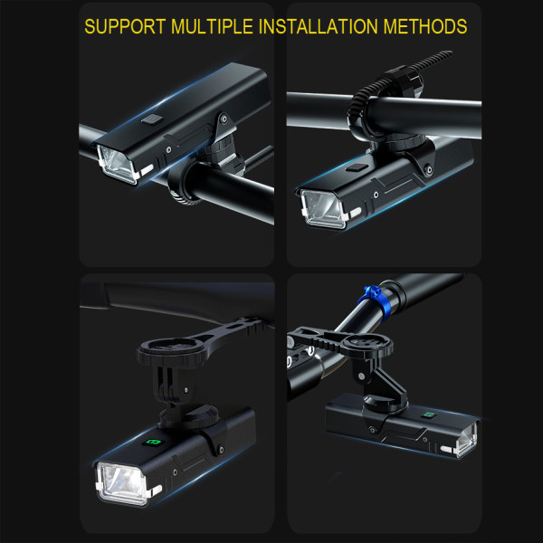 Велофара 310LM Li-Ion акумулятор ЗУ Type-C індикація заряду Q06