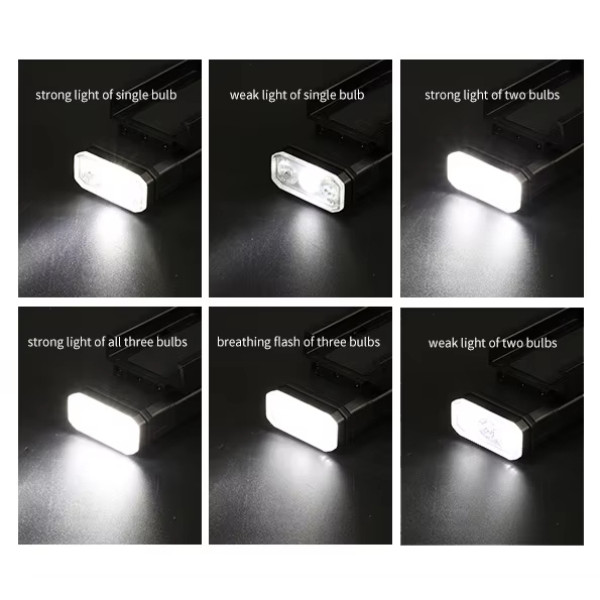 Велоліхтар Power Bank Li-Ion акумулятор ЗУ Type-C кріплення під телефон BK09-Z-03-3T6