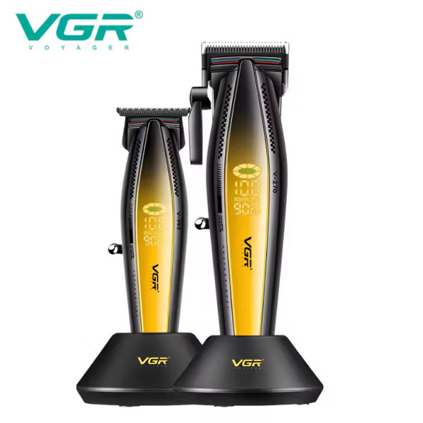 Комплект для стрижки 2 в 1 машинка та триммер VGR V-270&V-992 Gold