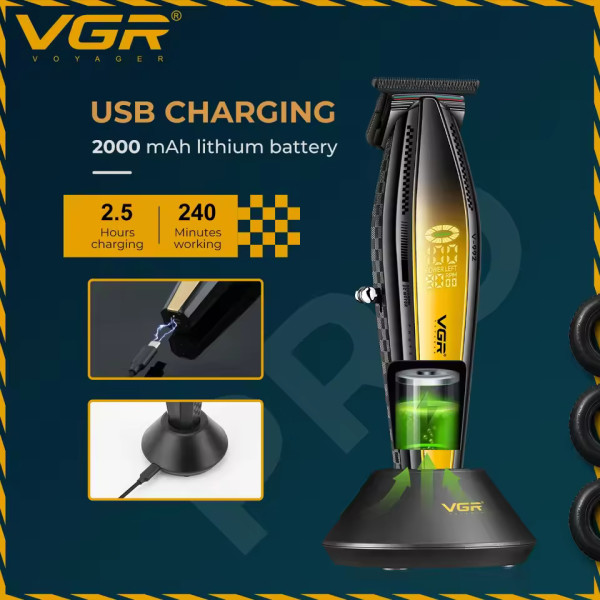 Комплект для стрижки 2 в 1 машинка та триммер VGR V-270&V-992 Gold