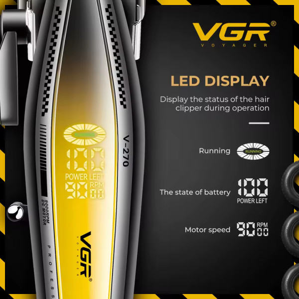 Комплект для стрижки 2 в 1 машинка та триммер VGR V-270&V-992 Gold